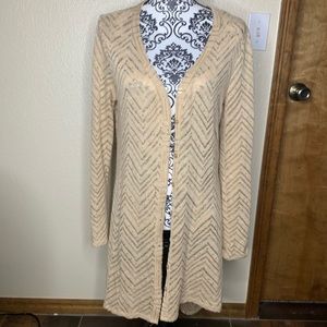 ❤️ 2/$20 Cream knit open cardigan Daytrip